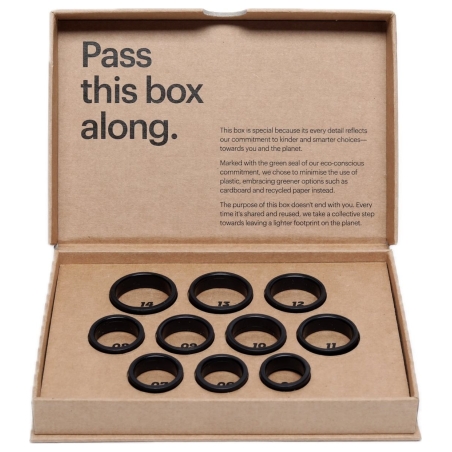 Ultrahuman Smart ring try-on sizing kit | UH-RA-SSK | Black