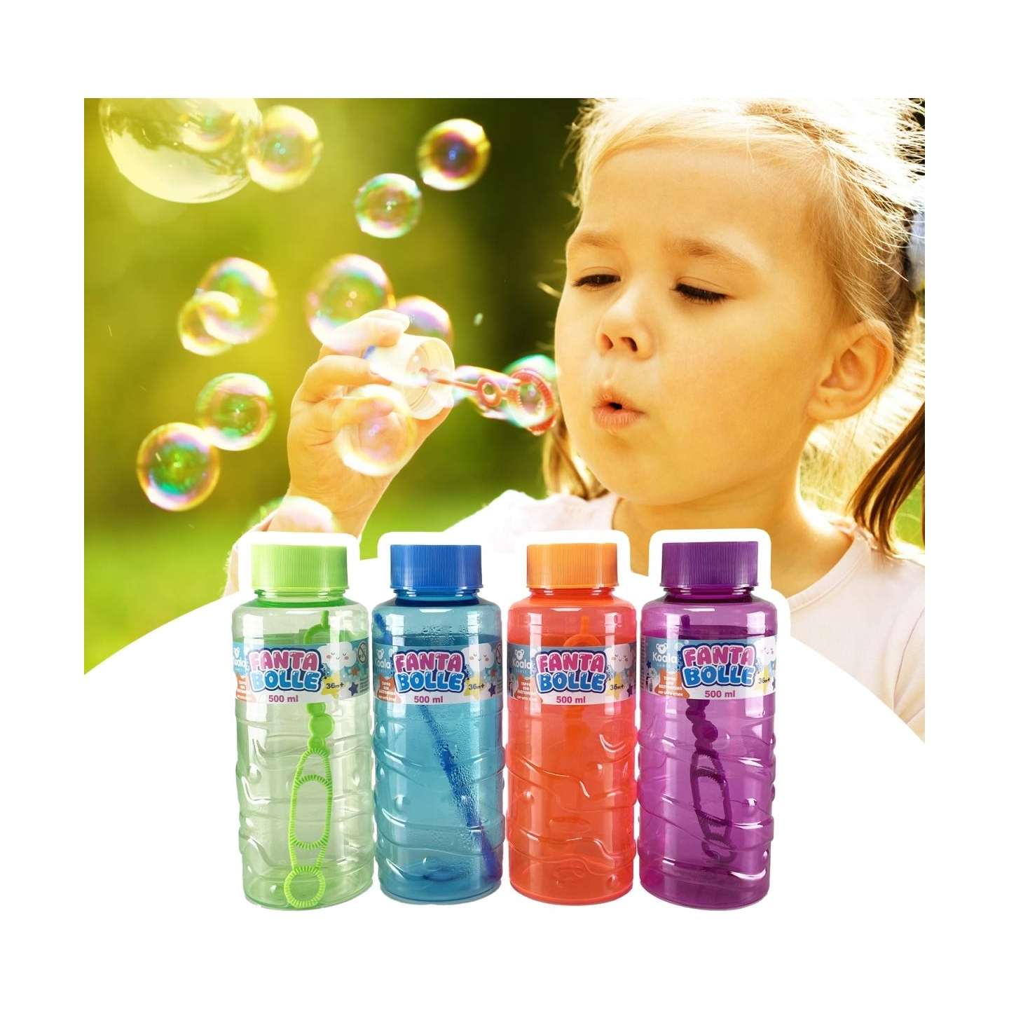 Koala Games G2504 Soap Bubbles 0.5L (Random Color)