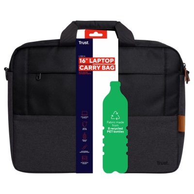 Trust NB CASE LISBOA 16"/BLACK 25246 TRUST