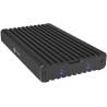 Raidsonic IB-2817M-C32 | Enclosure for 2x NVMe SSD with USB 3.2 Gen 2x2 Type-C connection