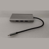 Raidsonic Icy Box IB-DK4040-CPD USB Type-C Docking Station with two video interfaces | USED, REFURBISHED, WITHOUT ORIGINAL PACKA