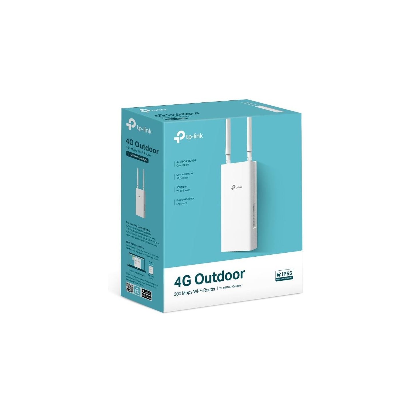 Tp-Link TL-MR100-Outdoor 4G 300 Mbps Wi-Fi Outdoor Router | TP-LINK