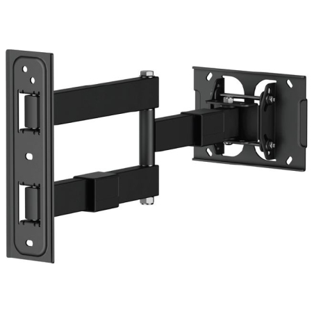 Visaro Wall mount | WMA75 Full Motion TV Mount | Maximum weight (capacity) 30 kg | Black