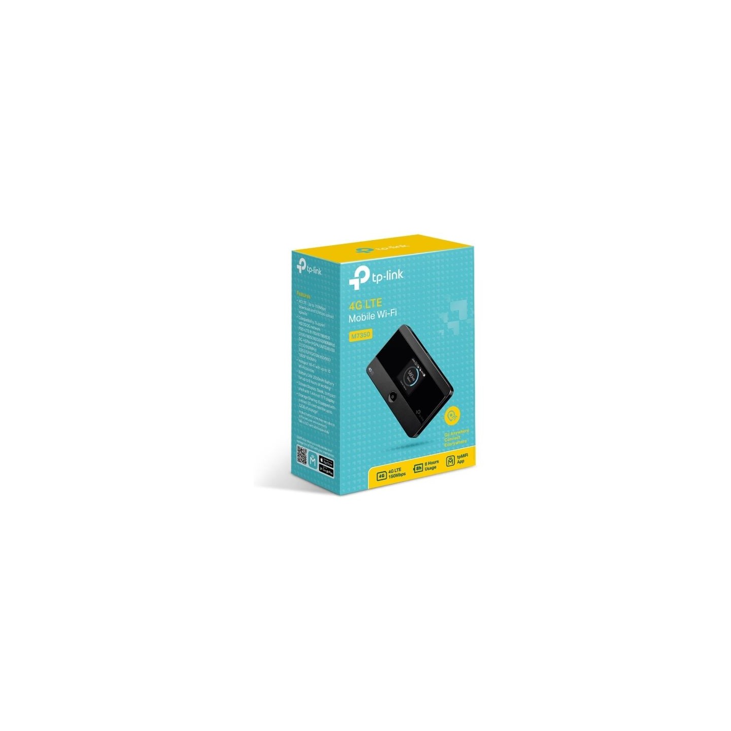 Tp-Link 4G LTE Mobile | M7350 | 802.11ac | Mesh Support No | MU-MiMO No | No mobile broadband | Antenna type Internal | Micro SD