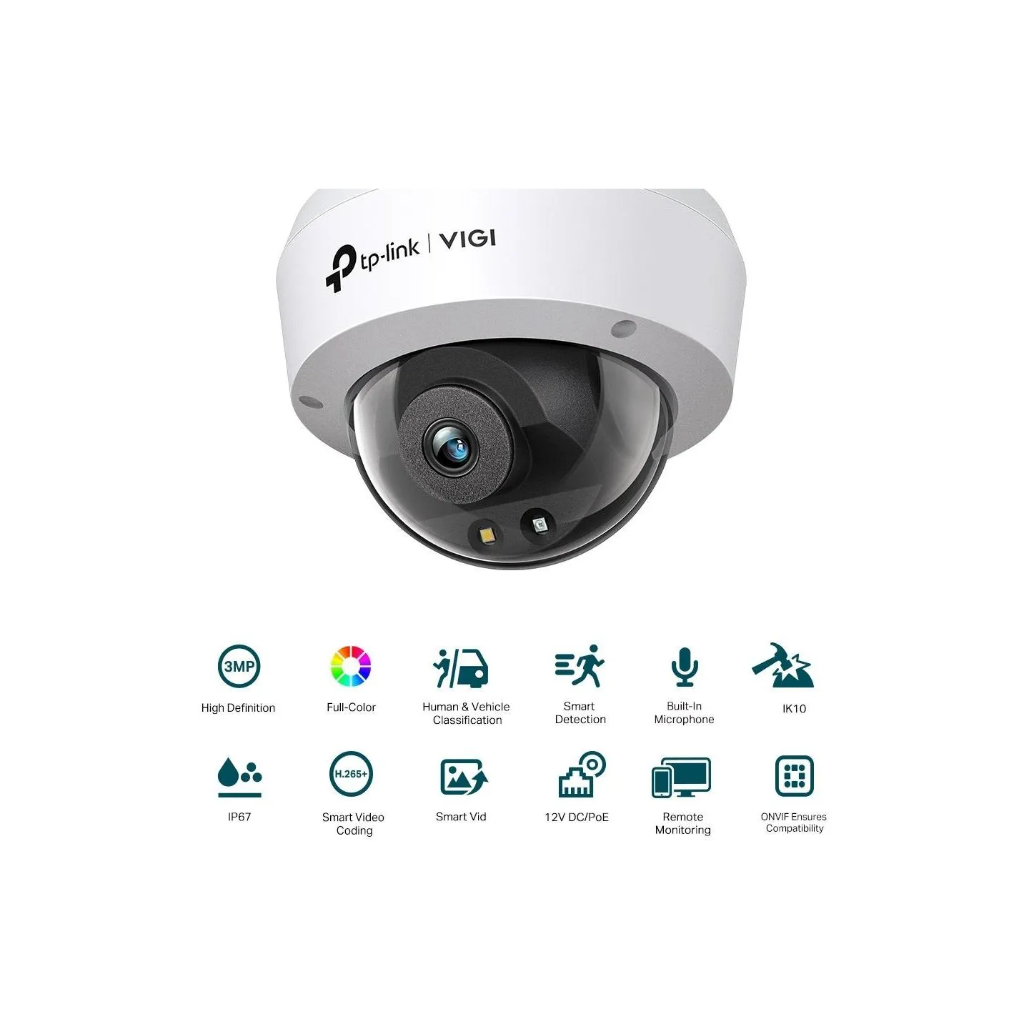 Tp-Link NET CAMERA 3MP IR DOME/VIGI C230(4MM) TP-LINK