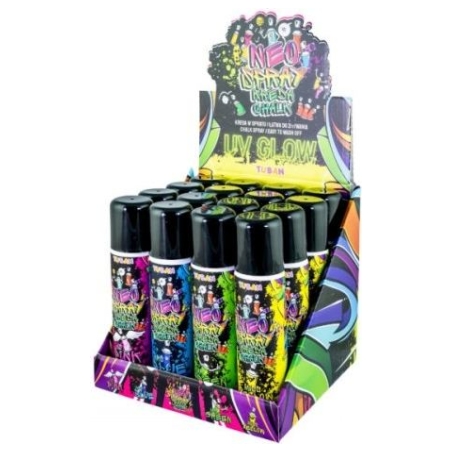 Tuban Neo Chalk spray display 16 pcs mix
