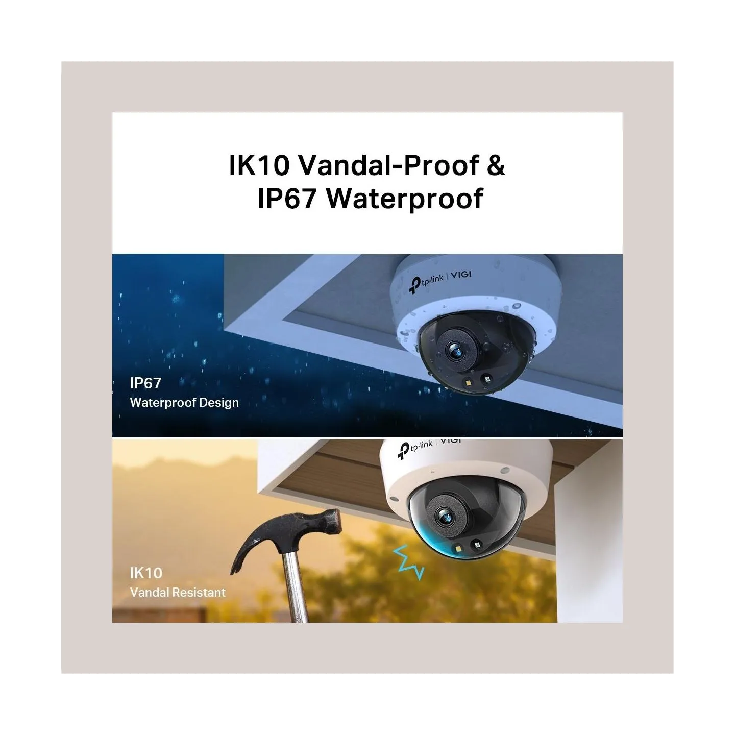 Tp-Link NET CAMERA 3MP IR DOME/VIGI C230(4MM) TP-LINK
