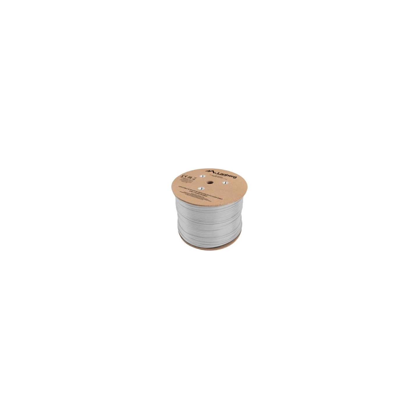 Lanberg Lan Cable Cat.5e SFTP 305M Solid CU LSZH Grey CPR+ Fluke Passed | LCS5L-11CU-0305-S