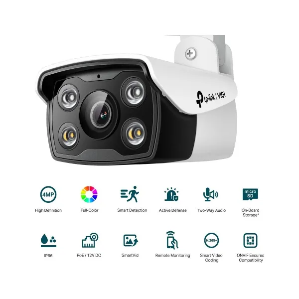 Tp-Link NET CAMERA BULLET H.264 4MP/VIGI C340(4MM) TP-LINK