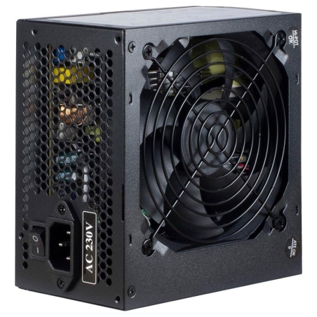 Inter-Tech Power Supply INTER-TECH SL-500 TBO AC 230V, 50/60Hz, DC 3.3/5/±12V, 500W, Retail, Passive PFC, 1x120, Black