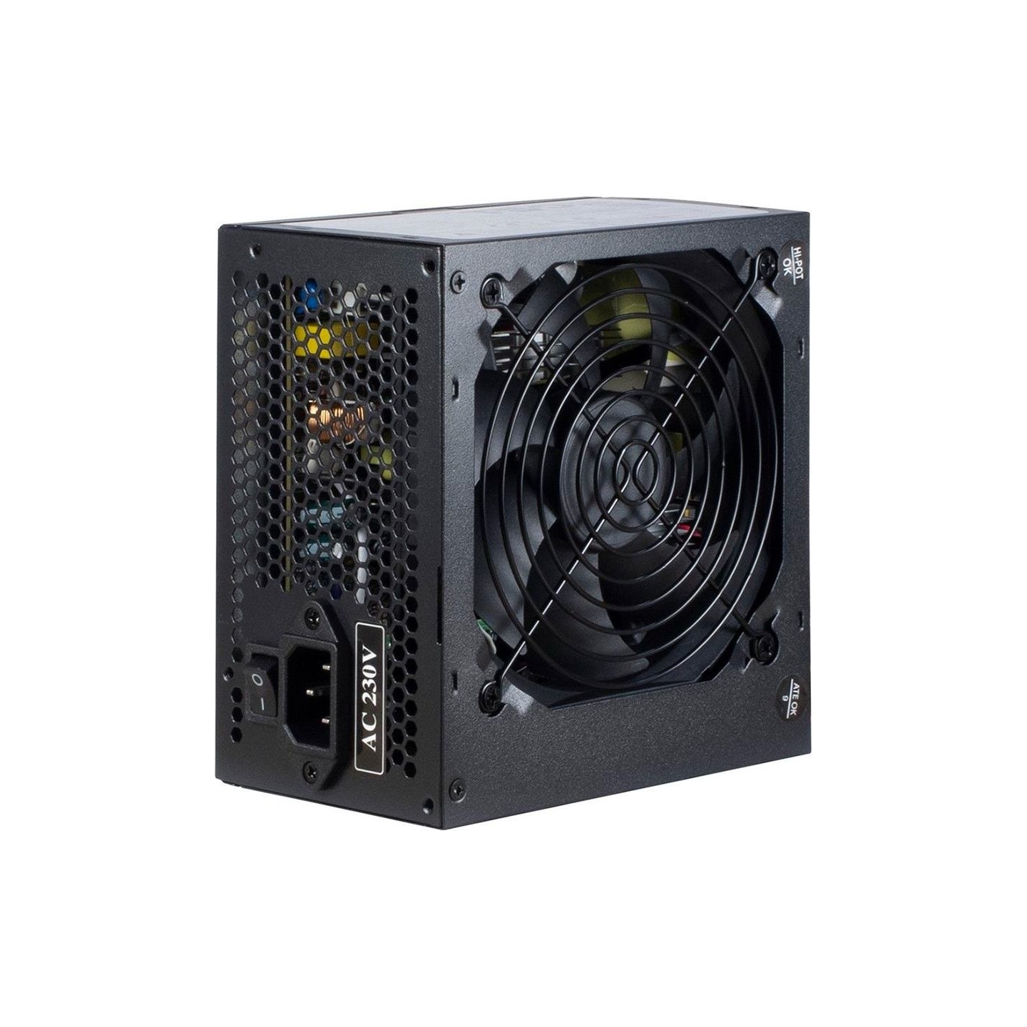 Inter-Tech Power Supply INTER-TECH SL-500 TBO AC 230V, 50/60Hz, DC 3.3/5/±12V, 500W, Retail, Passive PFC, 1x120, Black