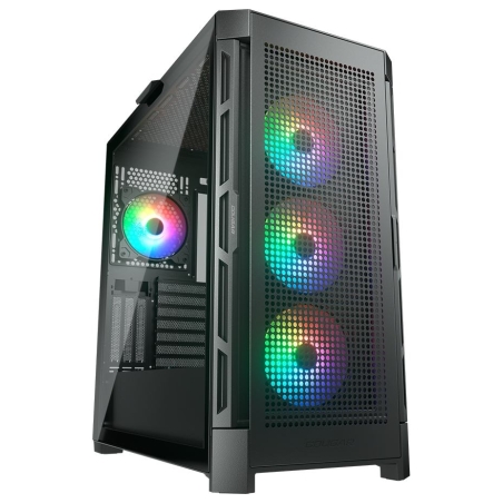 Cougar Gaming COUGAR DUOFACE PRO RGB PC Case, Mid Tower, Black