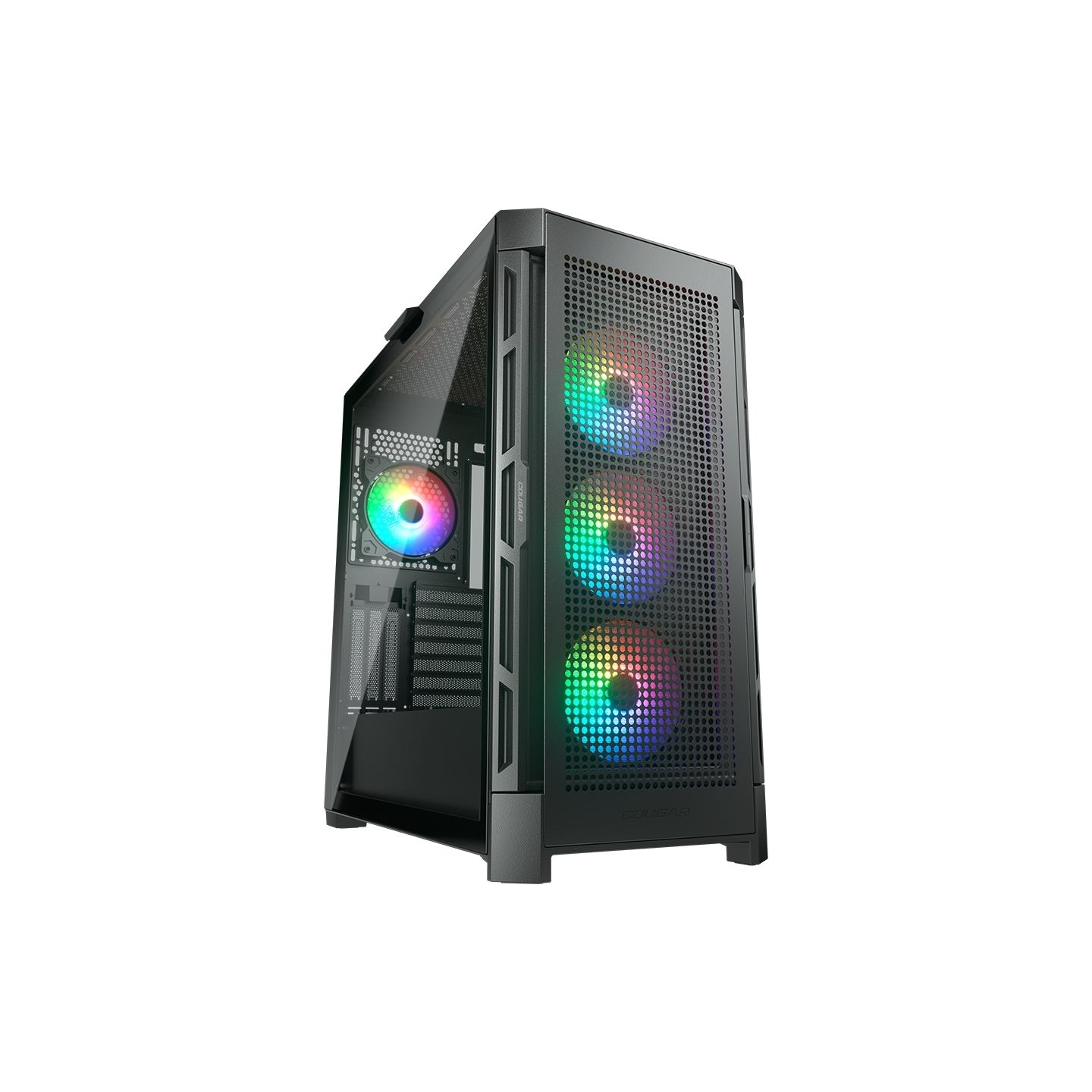 Cougar Gaming COUGAR DUOFACE PRO RGB PC Case, Mid Tower, Black