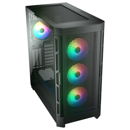 Cougar Gaming COUGAR DUOFACE PRO RGB PC Case, Mid Tower, Black