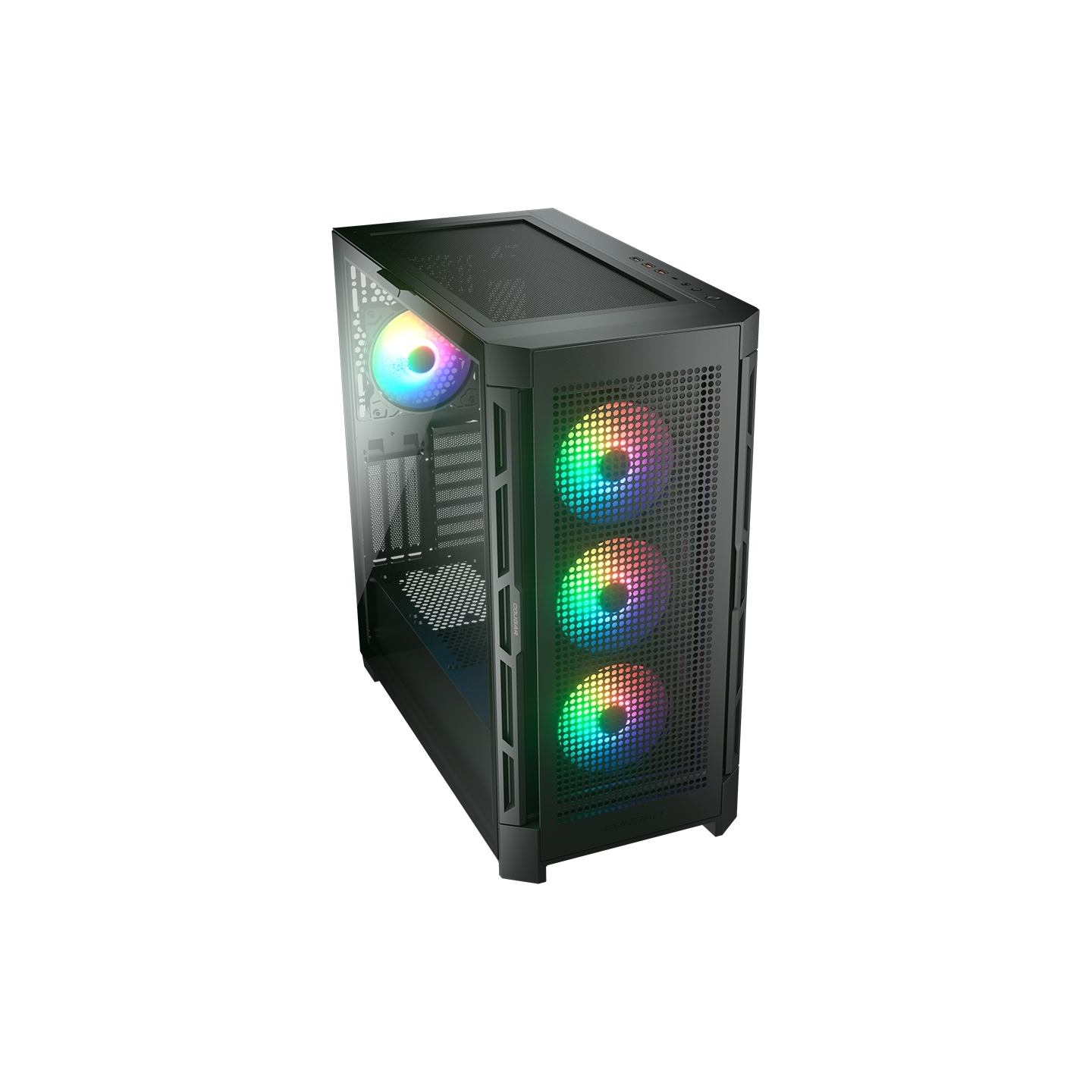Cougar Gaming COUGAR DUOFACE PRO RGB PC Case, Mid Tower, Black