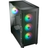 Cougar Gaming COUGAR DUOFACE PRO RGB PC Case, Mid Tower, Black