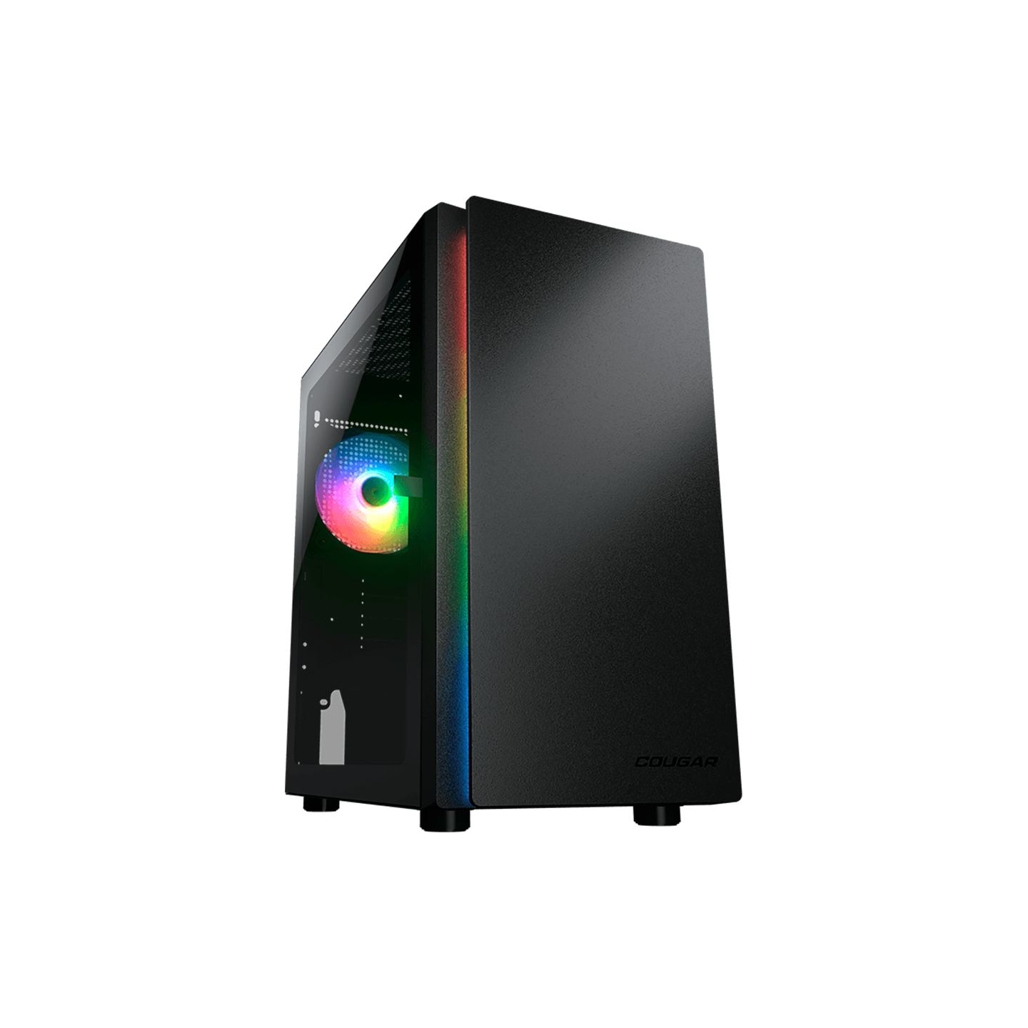 Cougar Gaming COUGAR PURITY RGB PC Case, Mini Tower, Black