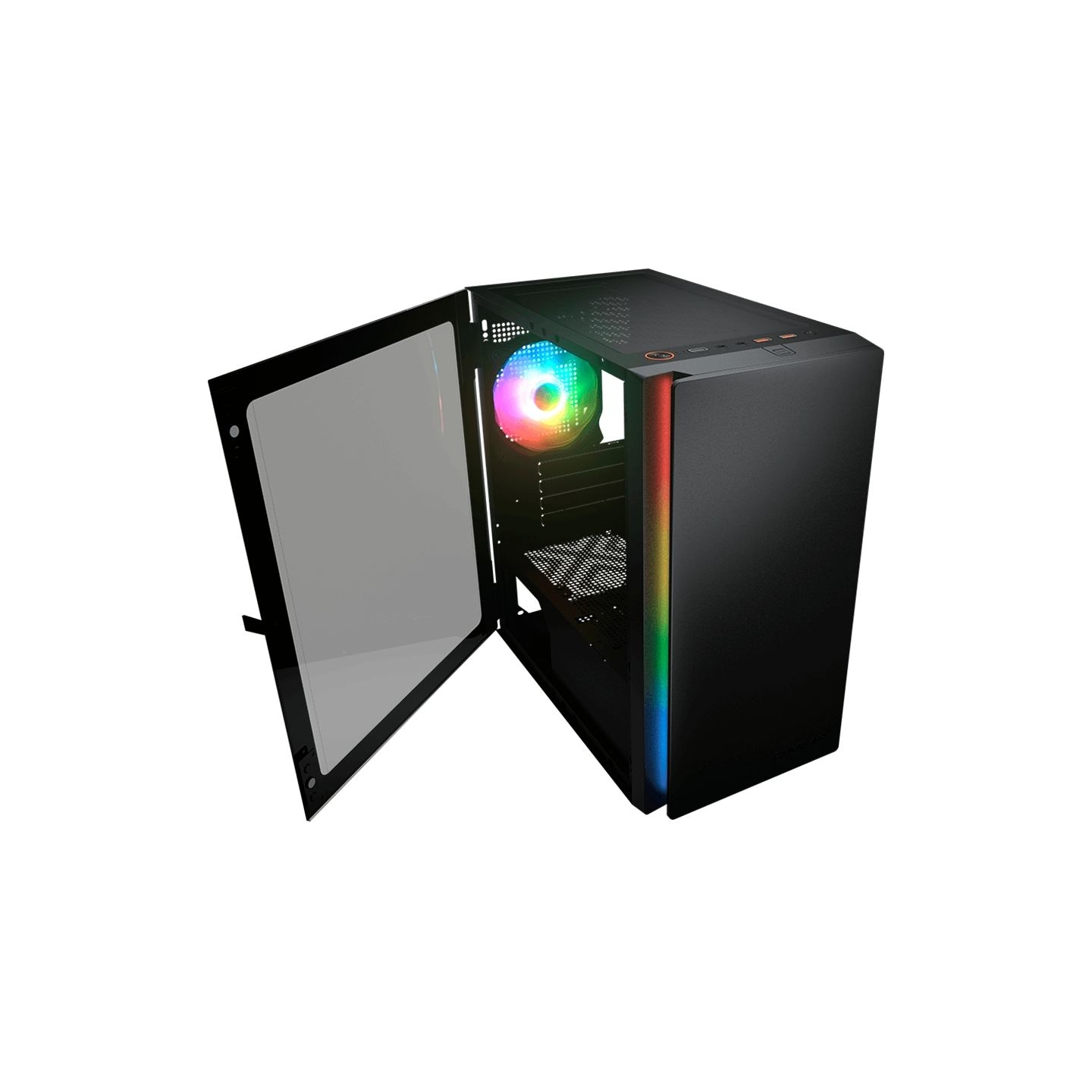 Cougar Gaming COUGAR PURITY RGB PC Case, Mini Tower, Black
