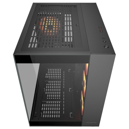 Cougar Gaming COUGAR FV150 RGB PC Case, Mid tower, Black