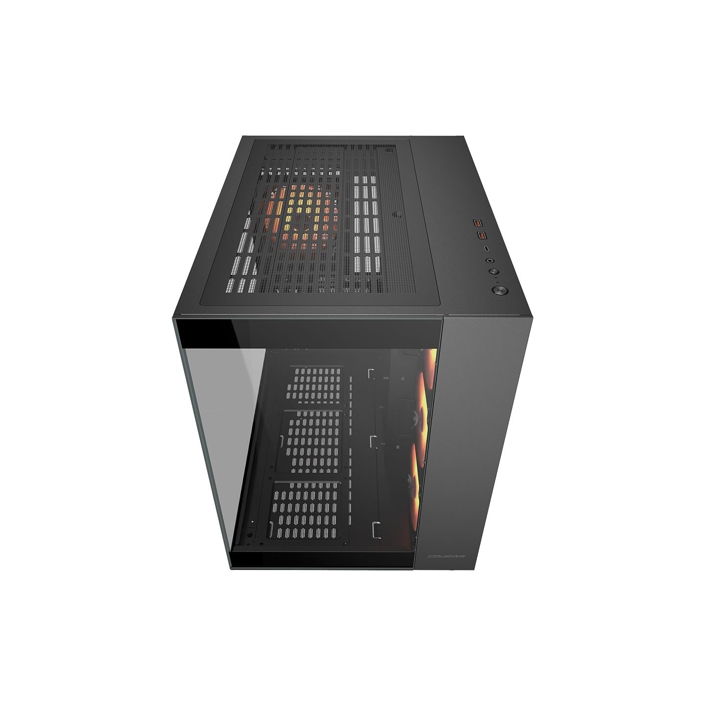 Cougar Gaming COUGAR FV150 RGB PC Case, Mid tower, Black
