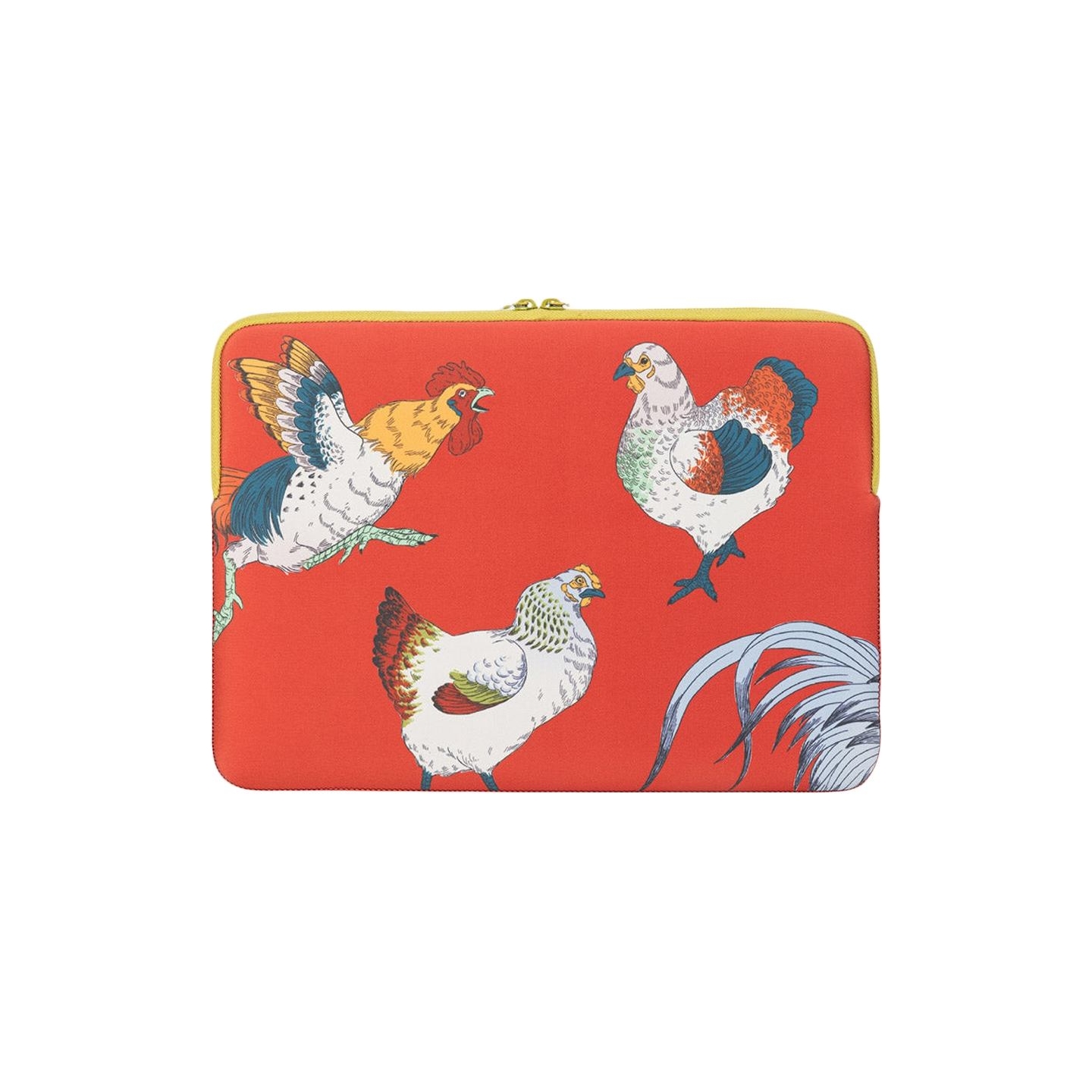 Tucano SLEEVE SCHIZZO MacBook Air 15/ Laptop 13/ Laptop 14, FAUNA GALLINE ORANGE