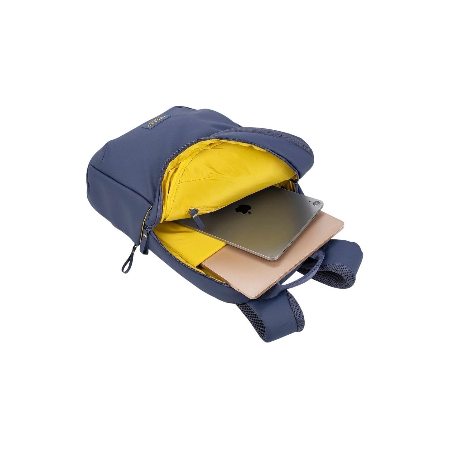 Tucano The Laser backpack for 15.6'' laptops and 16'' MacBooks, made from water-resistant resin-coated fabric obtained from recy