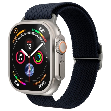 Vonmahlen Woven Loop 44, 45, 46, 49mm One Size, Navy