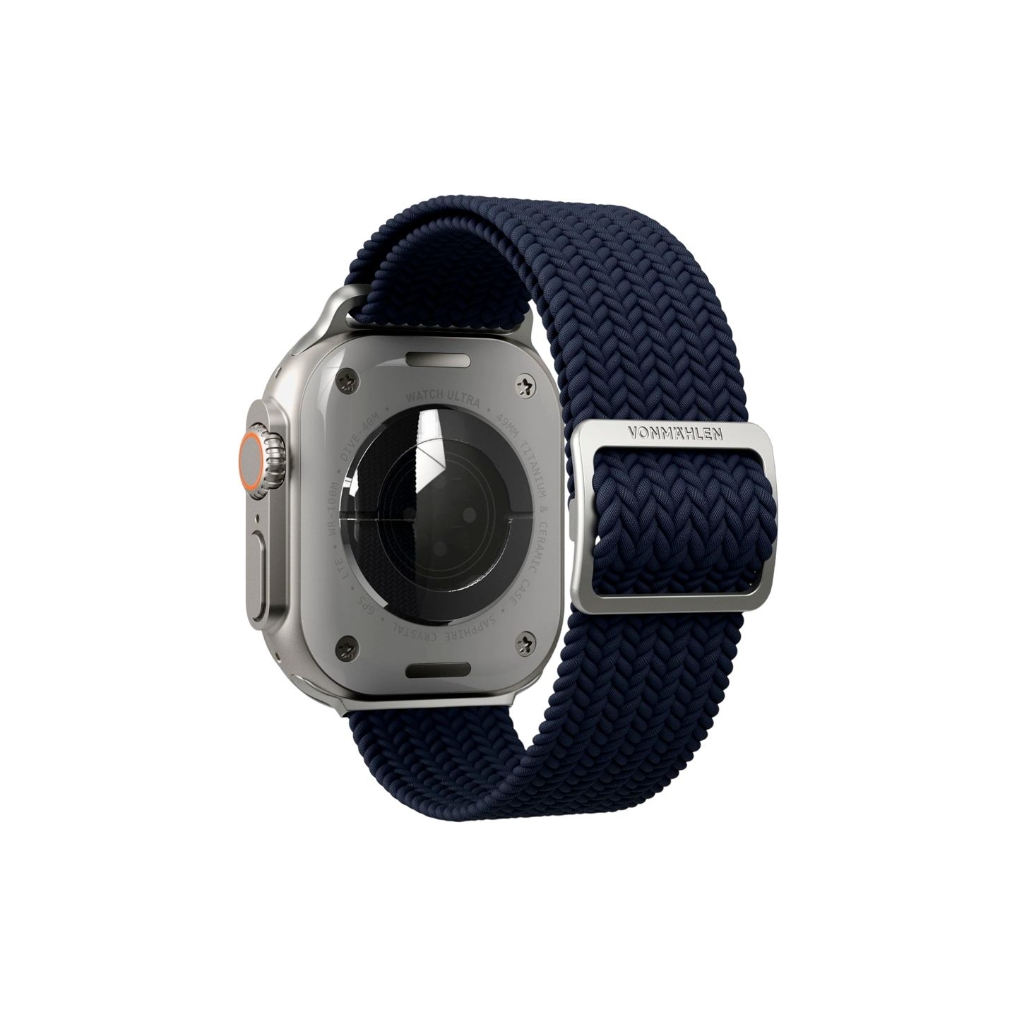 Vonmahlen Woven Loop 44, 45, 46, 49mm One Size, Navy