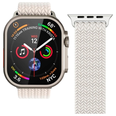 Vonmahlen Woven Loop 40, 41, 42mm One Size, Cream