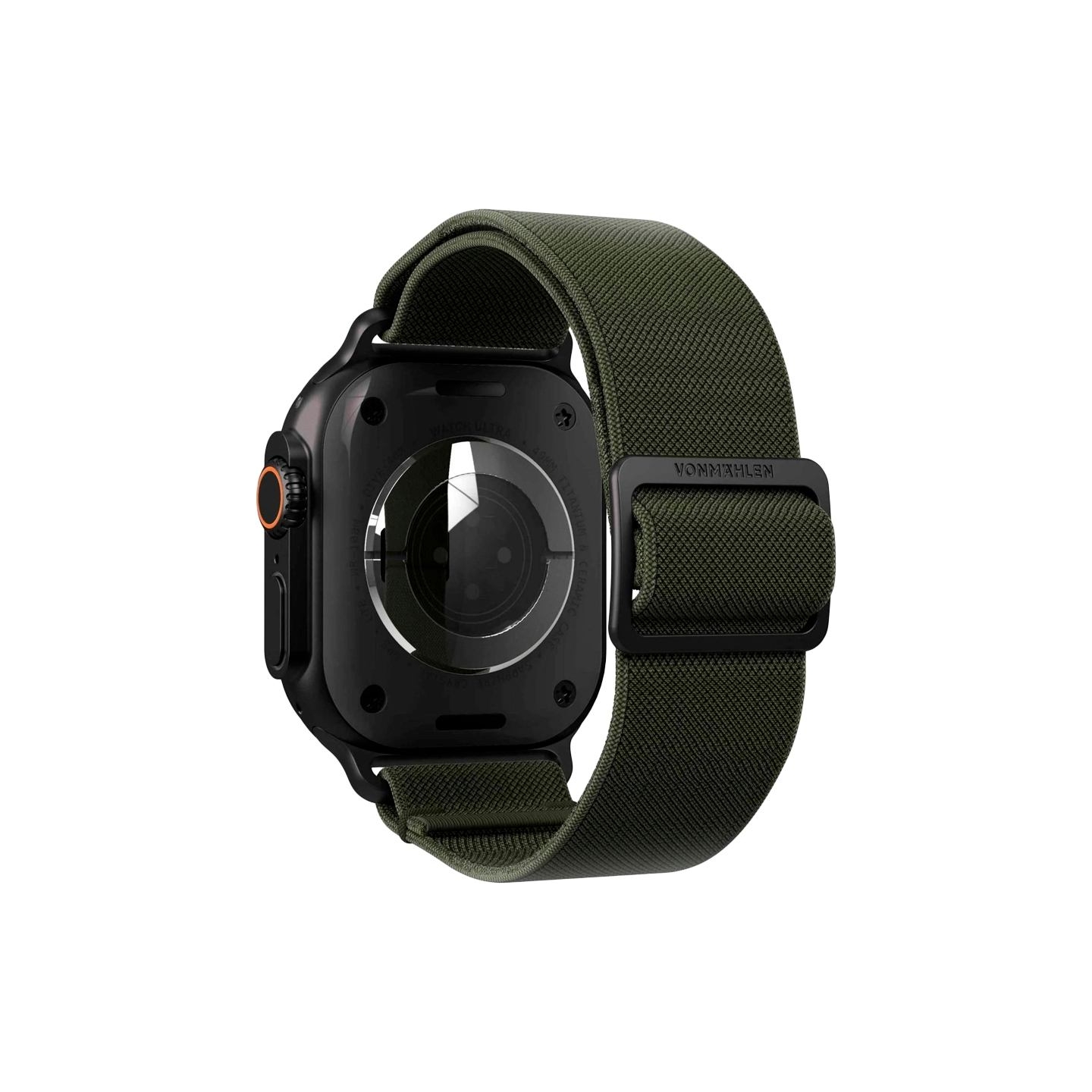 Vonmahlen Classic Nylon Loop 44, 45, 46, 49mm One Size, Olive Black