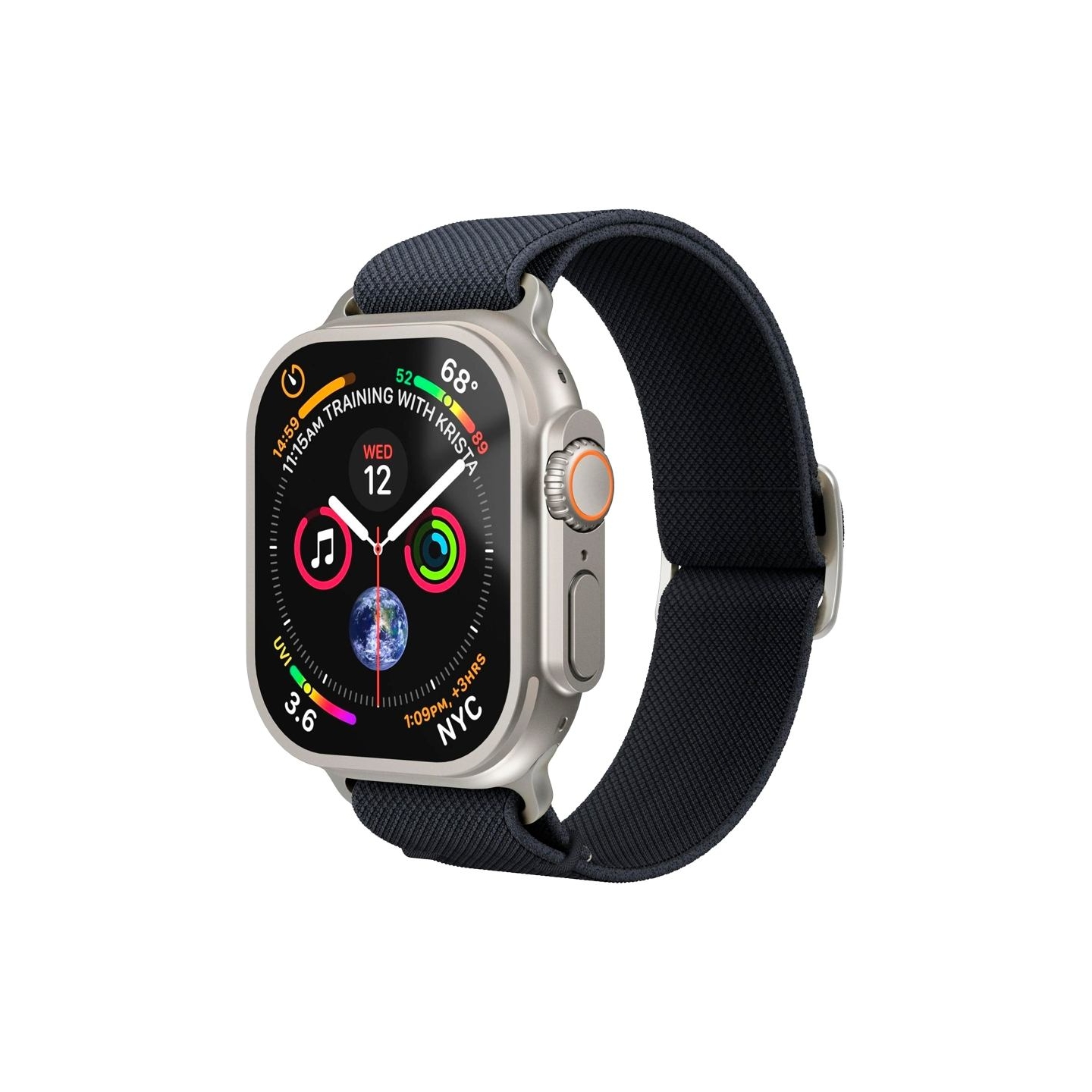 Vonmahlen Classic Nylon Loop 44, 45, 46, 49mm One Size, Navy