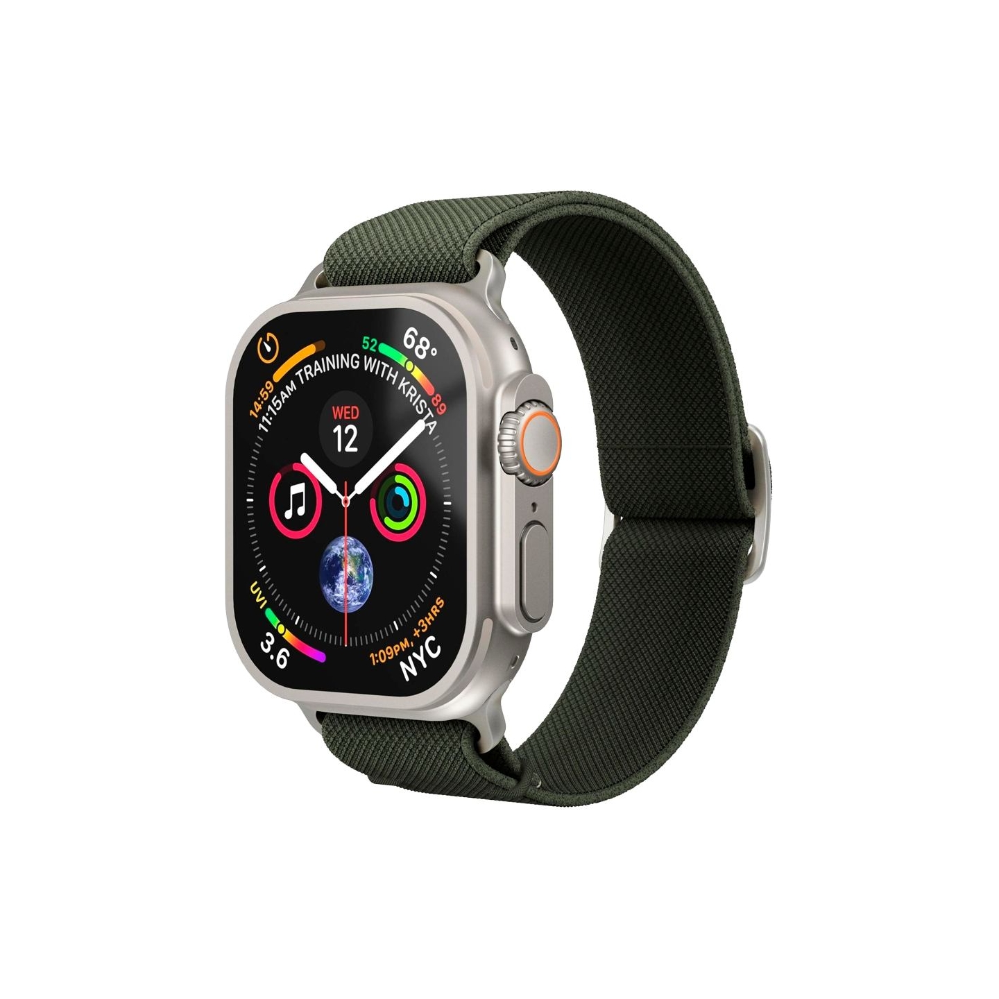 Vonmahlen Classic Nylon Loop 44, 45, 46, 49mm One Size, Olive
