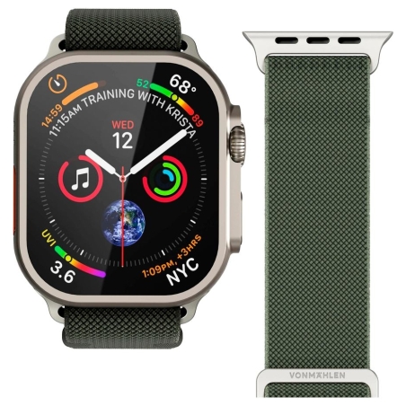 Vonmahlen Classic Nylon Loop 44, 45, 46, 49mm One Size, Olive