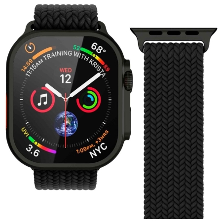 Vonmahlen Woven Loop 40, 41, 42mm One Size, All Black