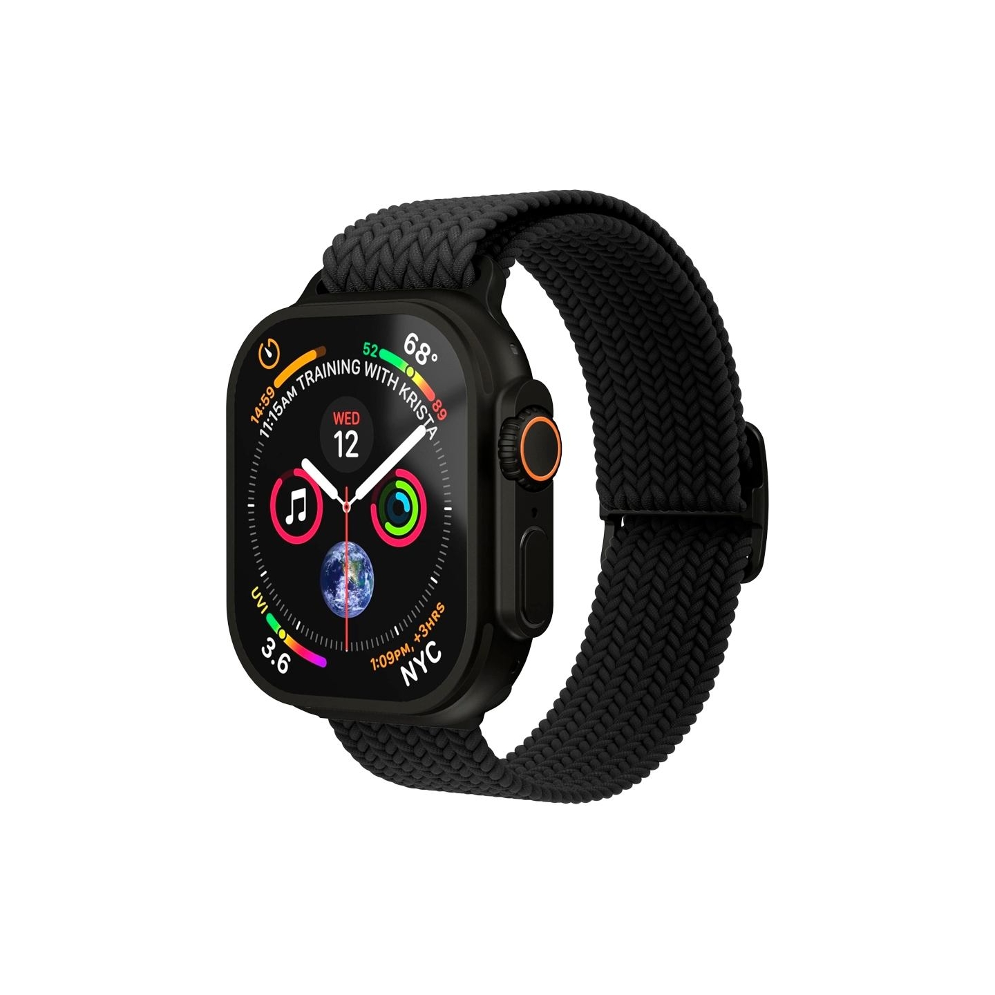 Vonmahlen Woven Loop 44, 45, 46, 49mm One Size, All Black