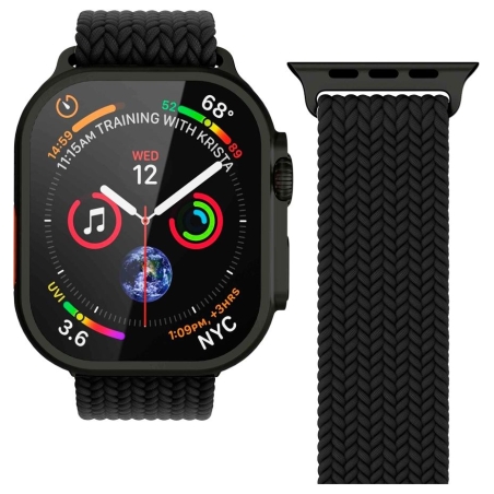 Vonmahlen Woven Loop 44, 45, 46, 49mm One Size, All Black