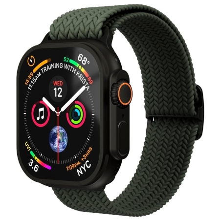 Vonmahlen Woven Loop 44, 45, 46, 49mm One Size, Olive Black