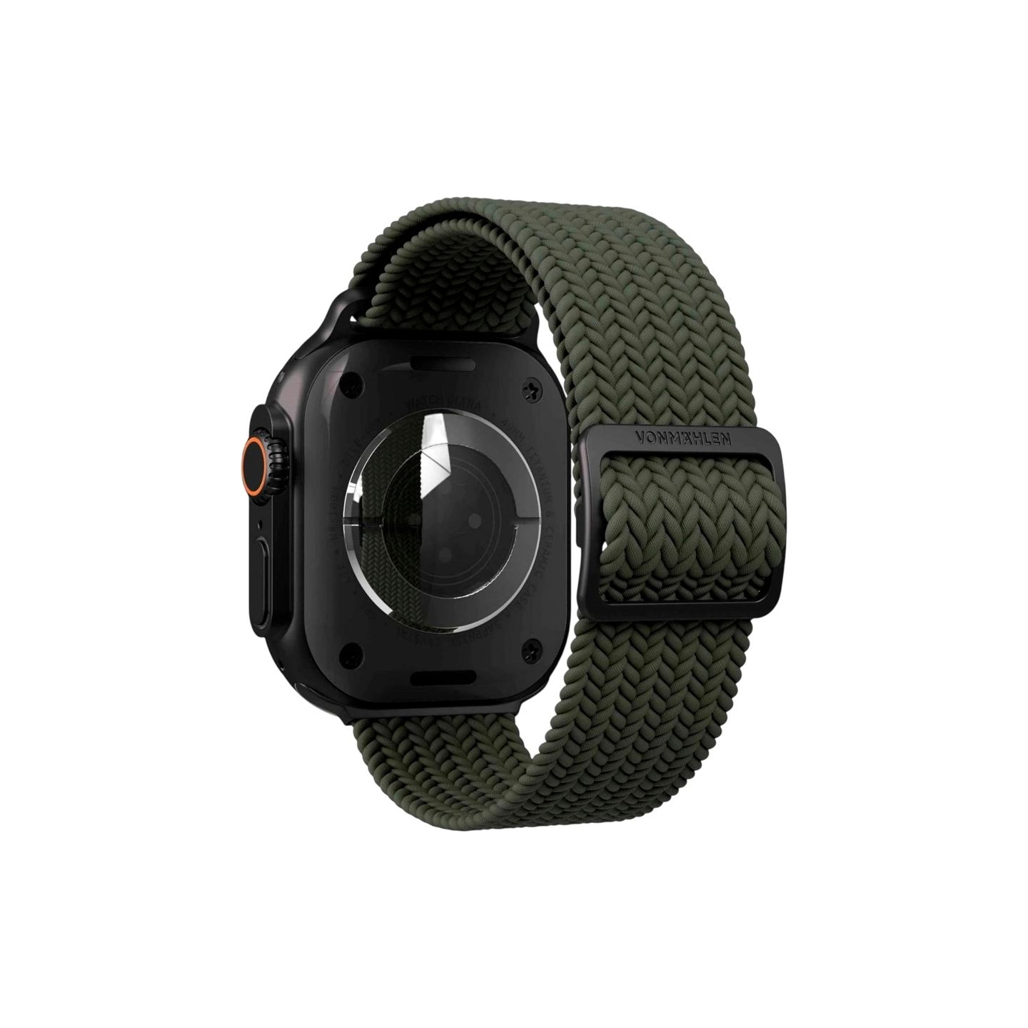 Vonmahlen Woven Loop 44, 45, 46, 49mm One Size, Olive Black