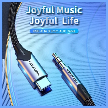 Vention CABLE AUDIO 3.5MM TO USB-C/1M BGKHF VENTION