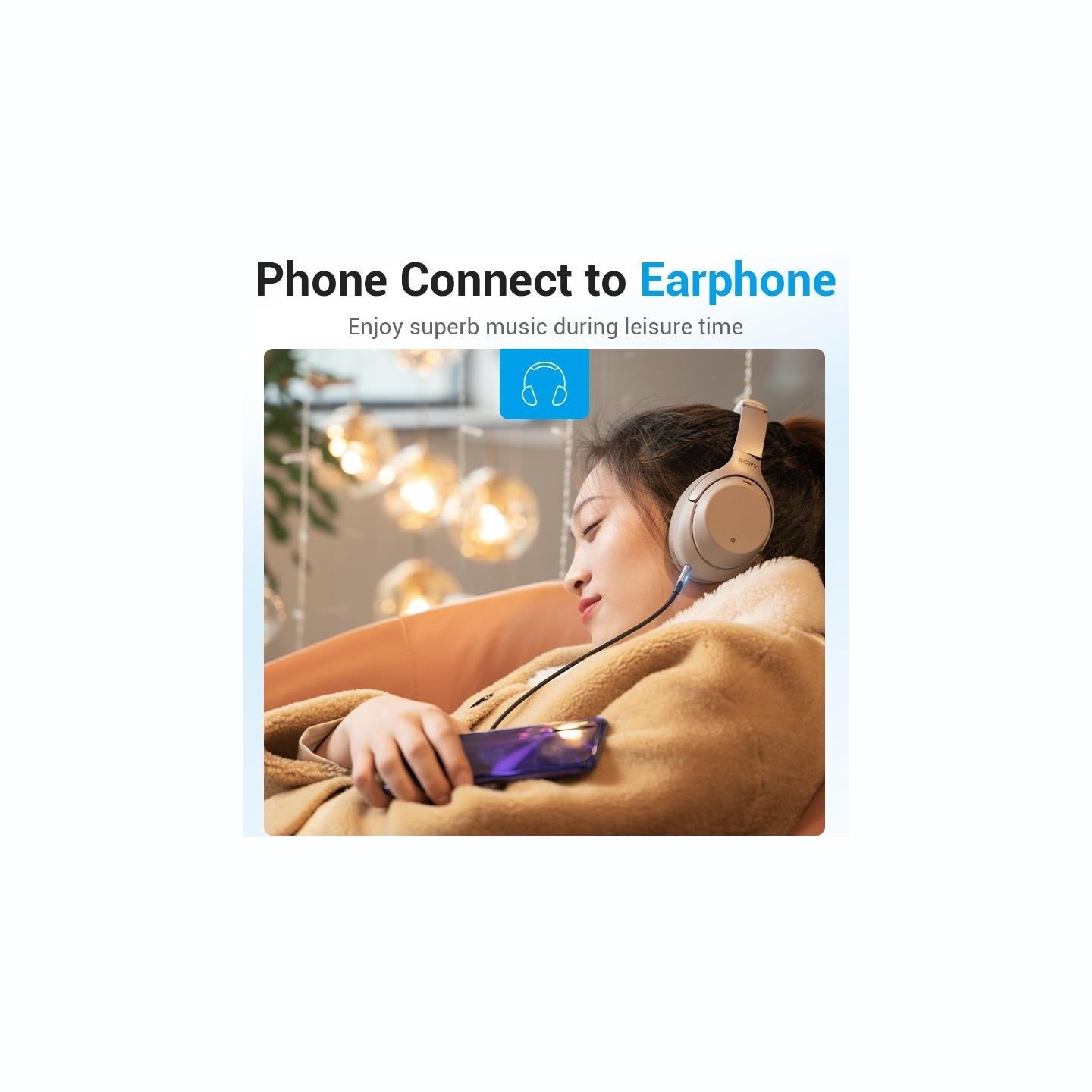 Vention CABLE AUDIO 3.5MM TO USB-C/1M BGKHF VENTION