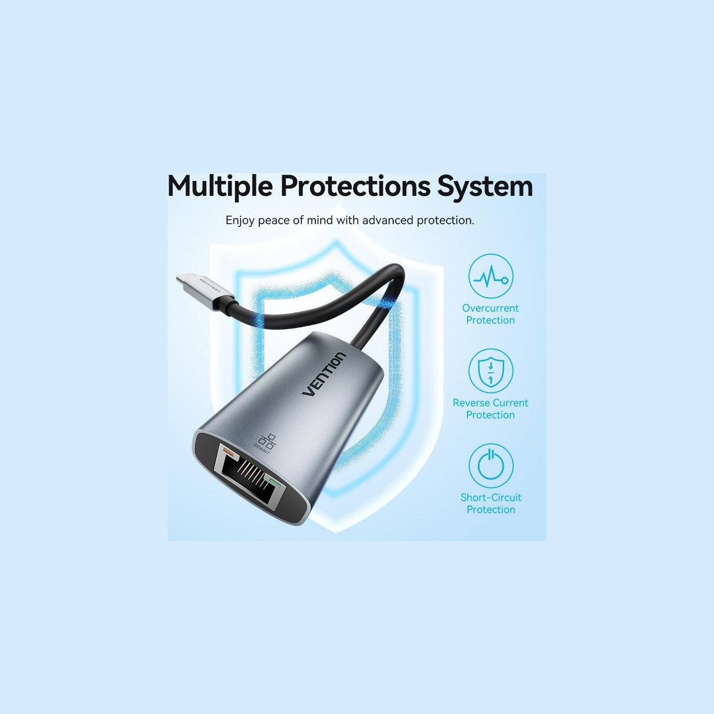 Vention NET ADAPTER USB-C GIGABIT/0.15M CFPHB VENTION