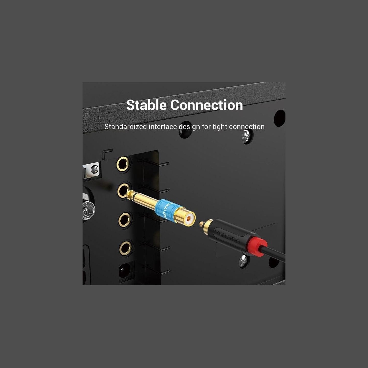 Vention ADAPTER AUDIO 6.35MM TO RCA/VDD-C03 VENTION