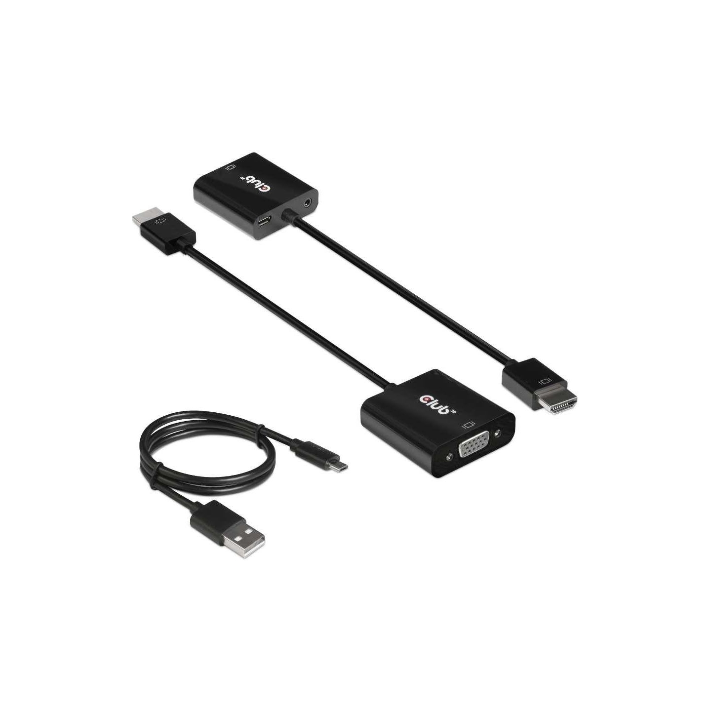 Club3D I/O ADAPTER HDMI TO VGA/AUDIO M/F CAC-1302 CLUB3D