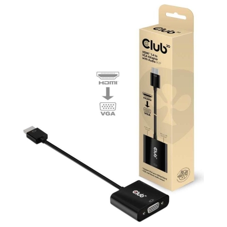 Club3D I/O ADAPTER HDMI TO VGA/AUDIO M/F CAC-1302 CLUB3D