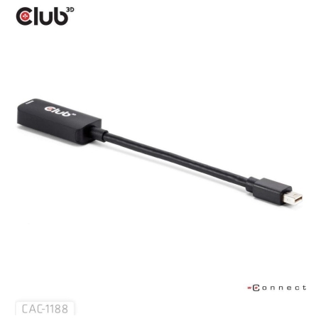 Club3D I/O ADAPTER MINI DP TO HDMI/M/F CAC-1188 CLUB3D