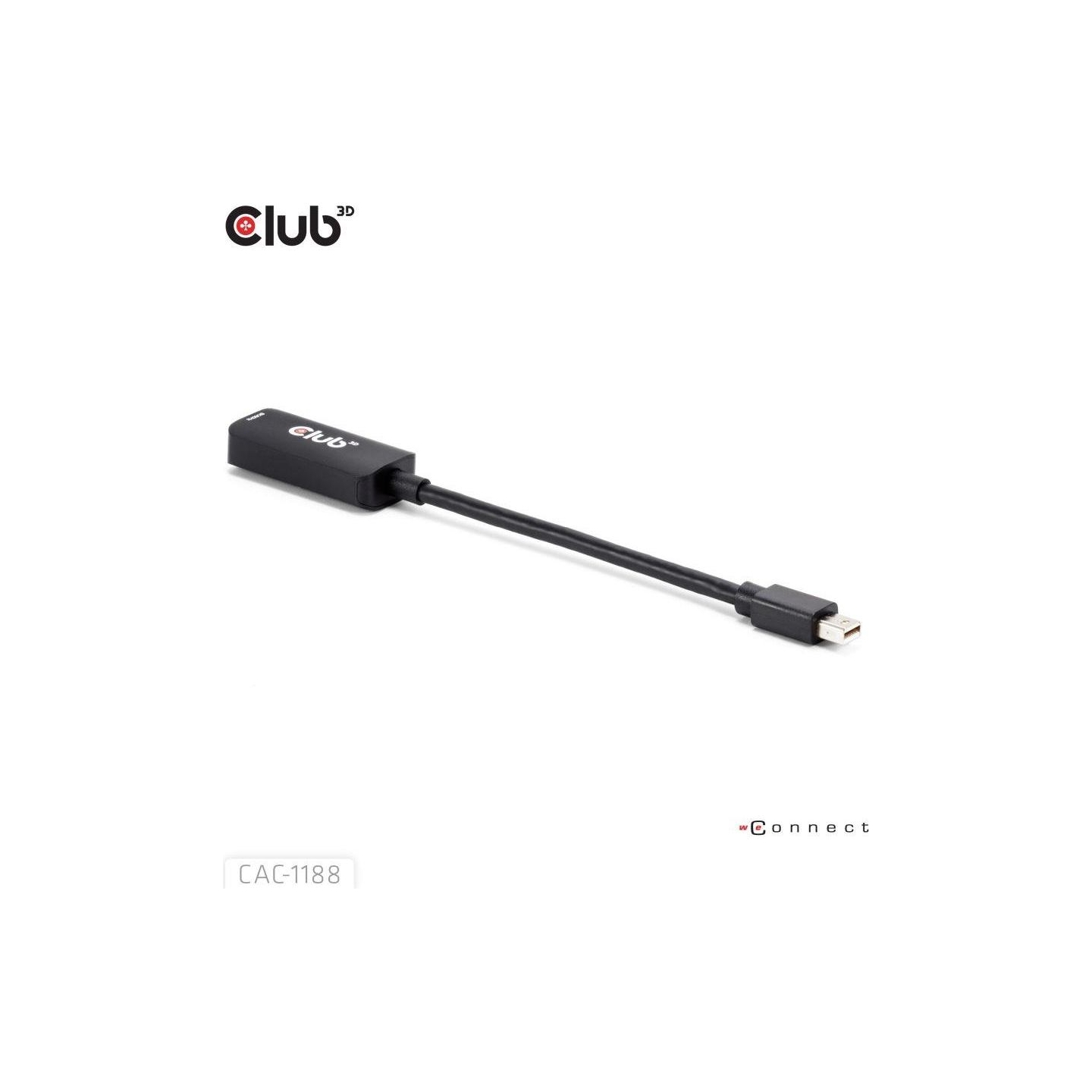 Club3D I/O ADAPTER MINI DP TO HDMI/M/F CAC-1188 CLUB3D