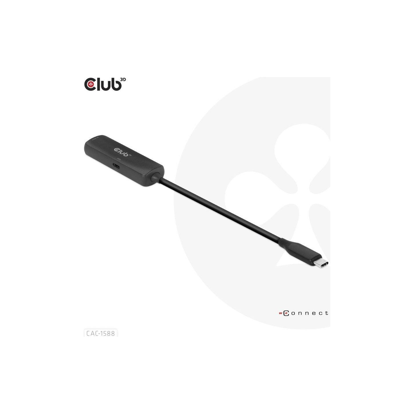 Club3D I/O ADAPTER USB-C TO HDMI/M/F CAC-1588 CLUB3D