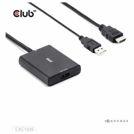 Club3D I/O ADAPTER DP TO USB/HDMI/M/F CAC-1335 CLUB3D