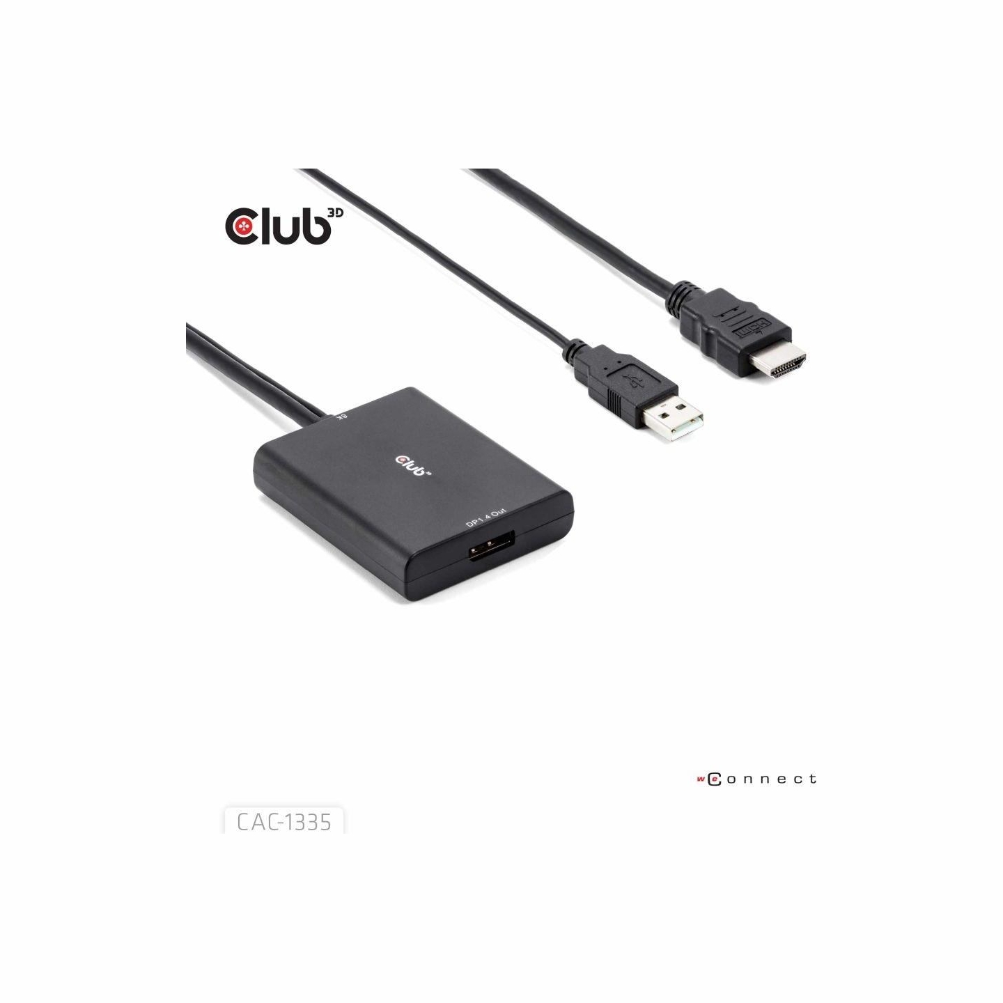 Club3D I/O ADAPTER DP TO USB/HDMI/M/F CAC-1335 CLUB3D