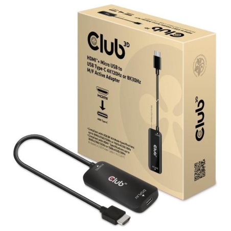 Club3D I/O ADAPTER USB-C TO USB/HDMI/M/F CAC-1336 CLUB3D